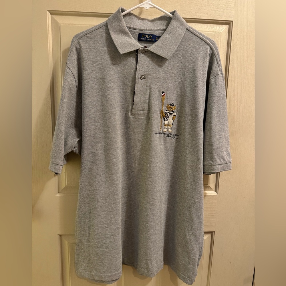 Polo Bear by Ralph Lauren Polo Shirt XLT - Gray